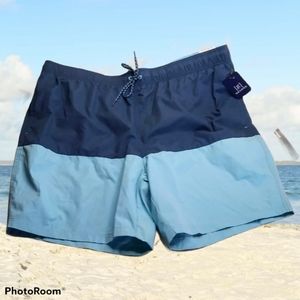 GEORGE Blue Big Men's Classic Board Shorts
